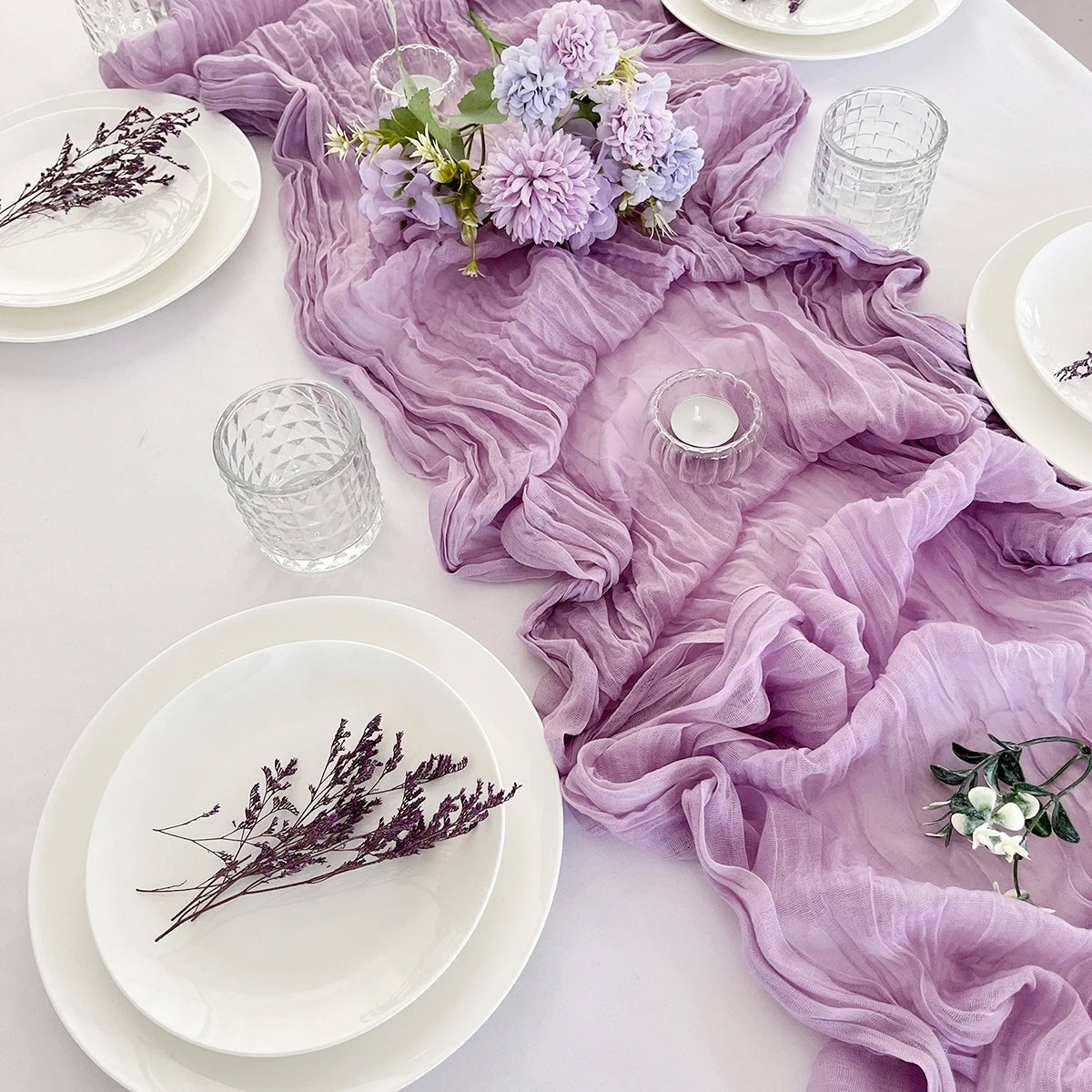 Caminho de Mesa Decorativo em Gaze