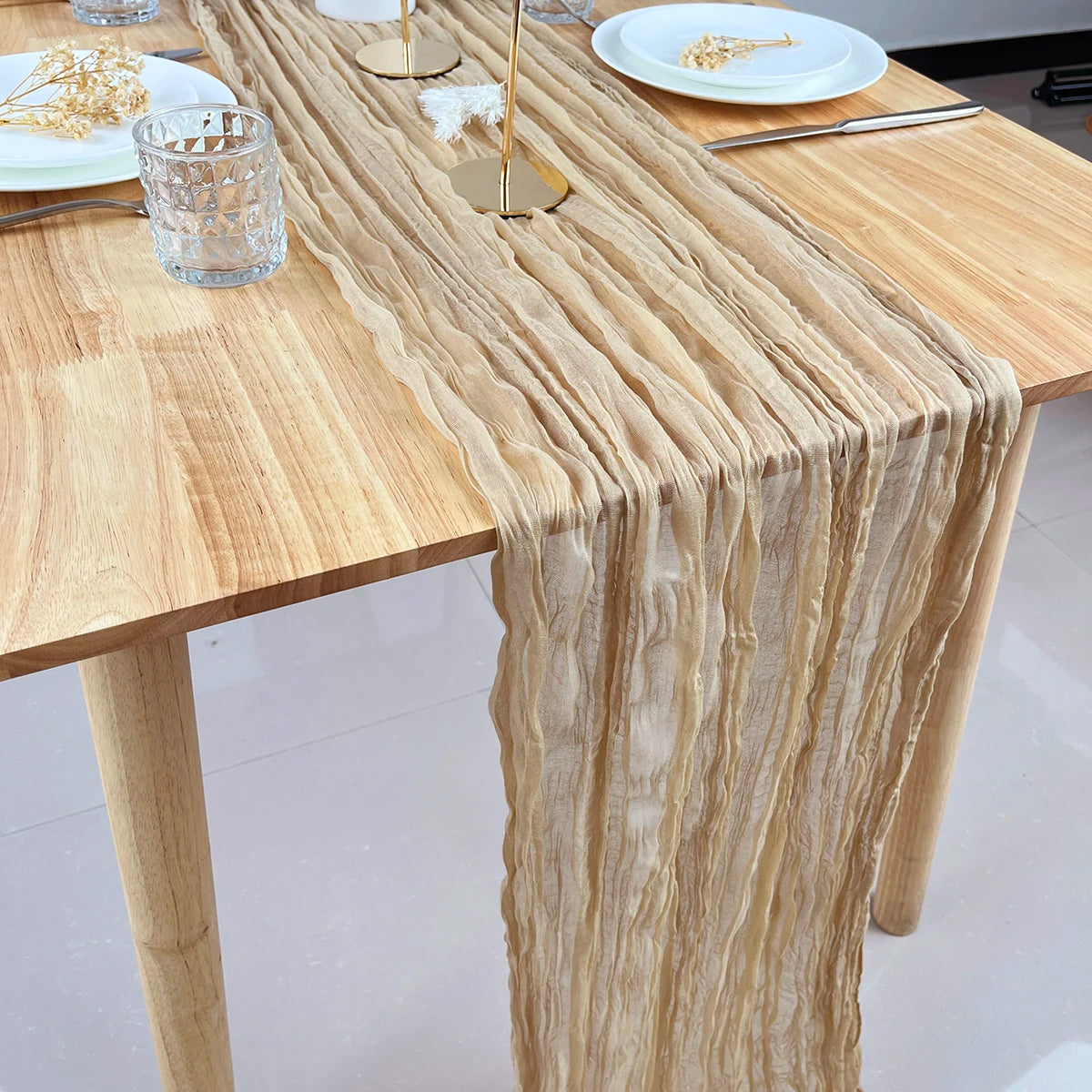 Caminho de Mesa Decorativo em Gaze