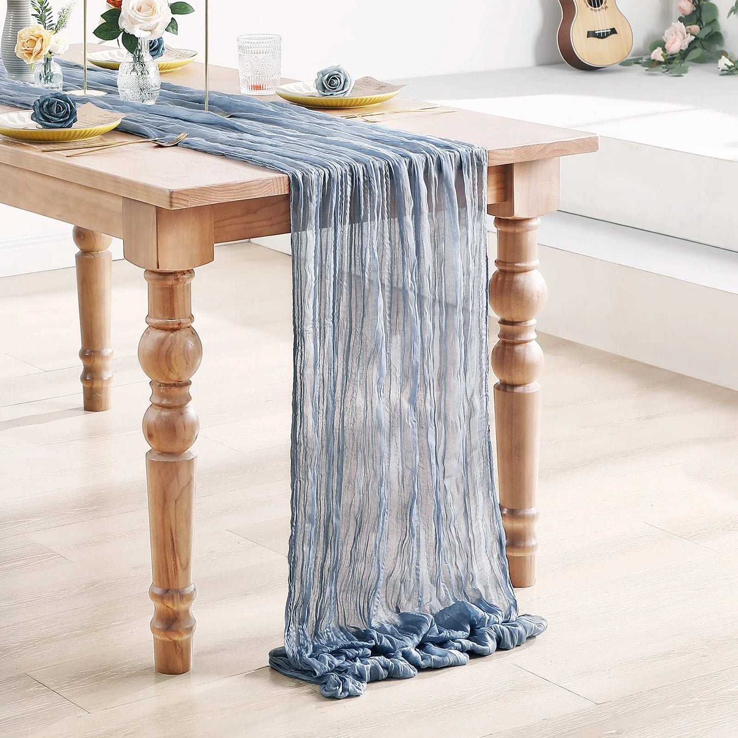 Caminho de Mesa Decorativo em Gaze