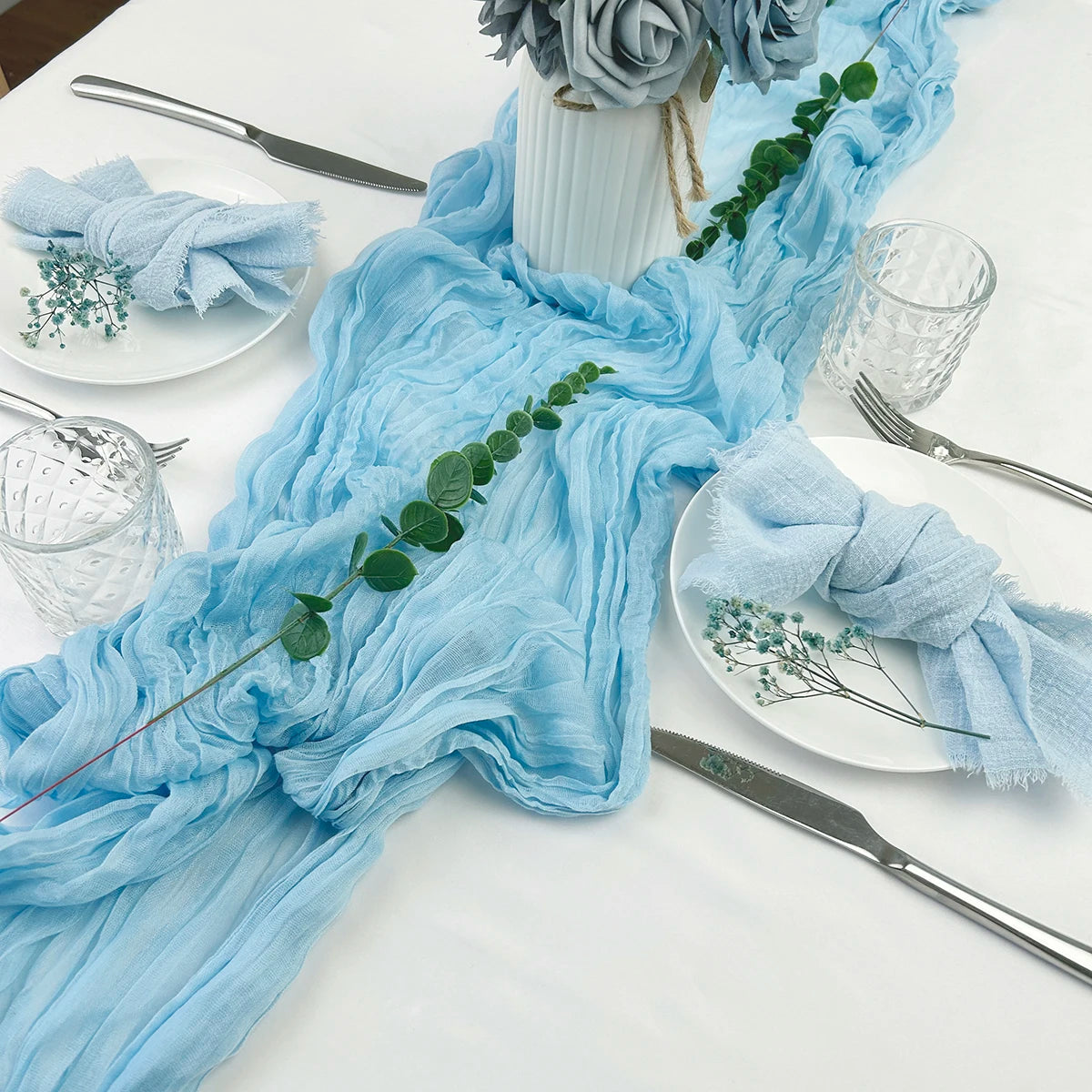 Caminho de Mesa Decorativo em Gaze