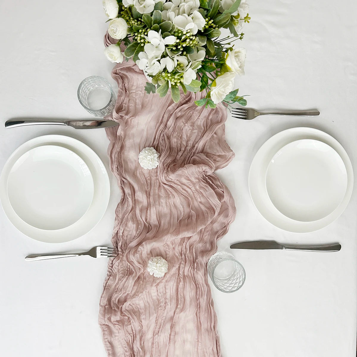 Caminho de Mesa Decorativo em Gaze