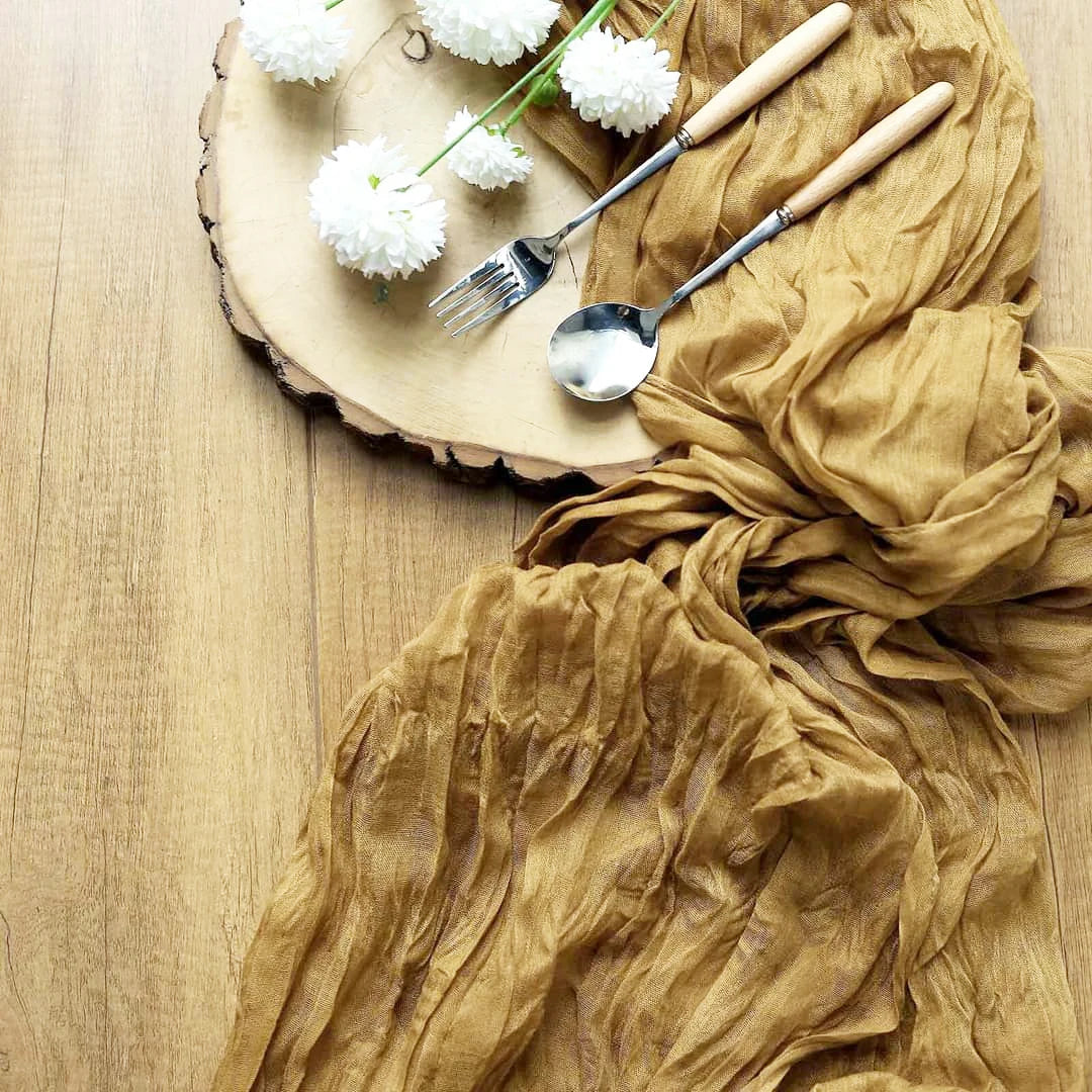 Caminho de Mesa Decorativo em Gaze