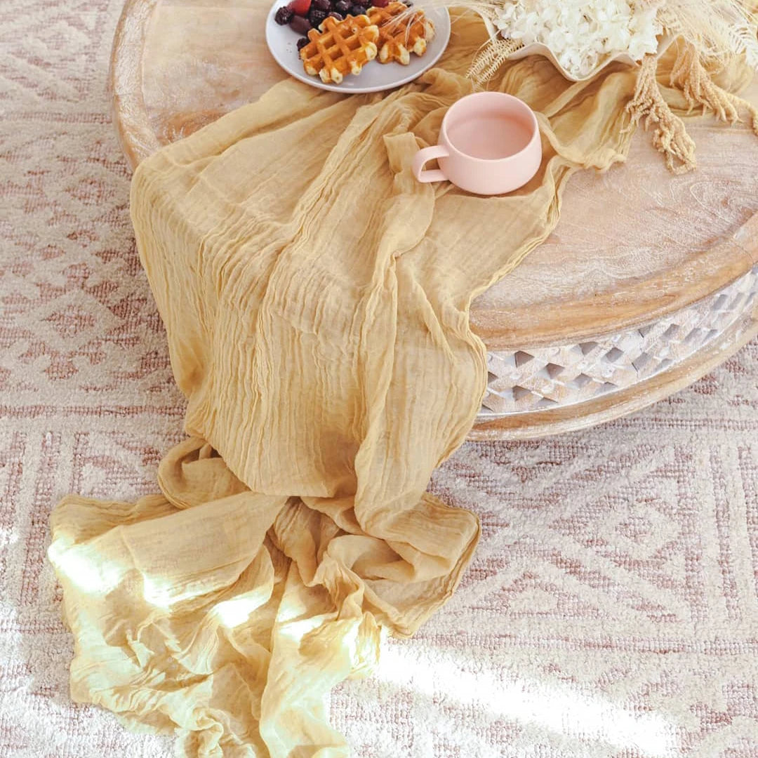 Caminho de Mesa Decorativo em Gaze