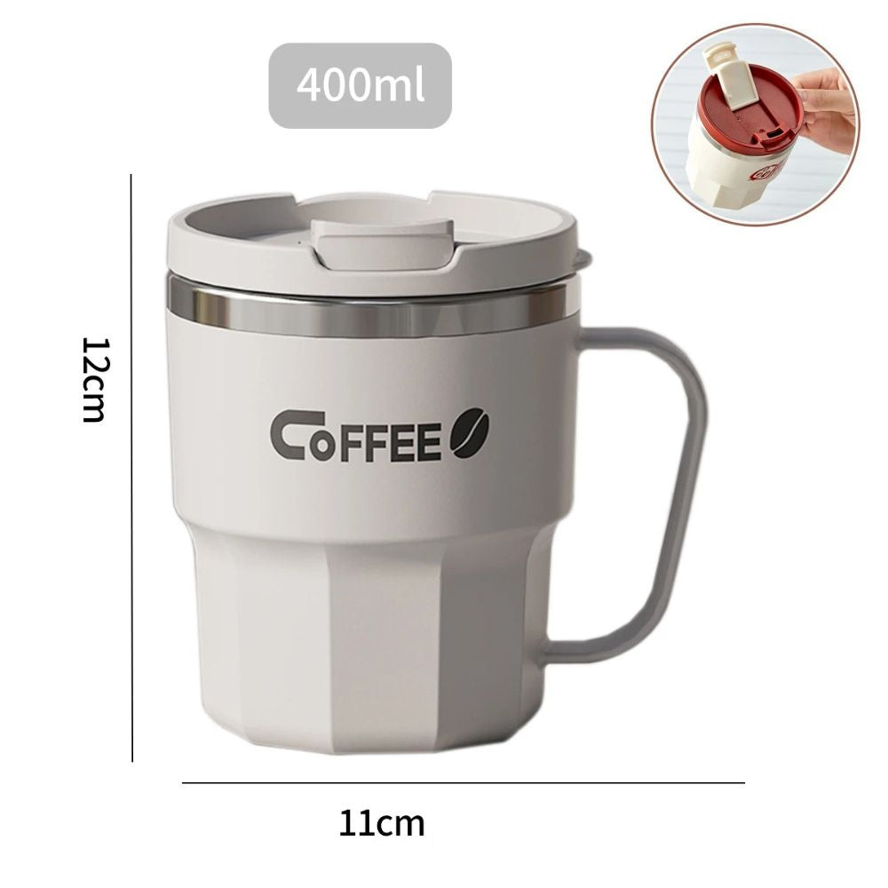 Copo Térmico de Café Dupla Camada de Isolamento