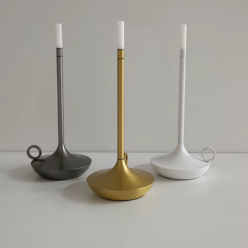 Luminária de Mesa Castiçal Recarregável