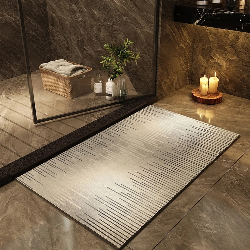 Tapete para Banheiro Antiderrapante Absorvente Emborrachado