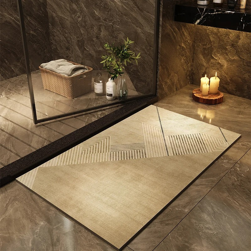 Tapete para Banheiro Antiderrapante Absorvente Emborrachado