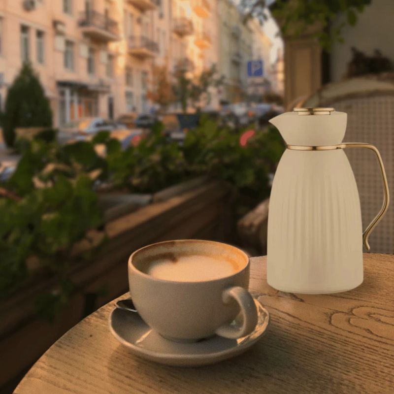 Garrafa Térmica de Café 1L Premium com Sistema Click