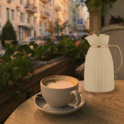 Garrafa Térmica de Café 1L Premium com Sistema Click