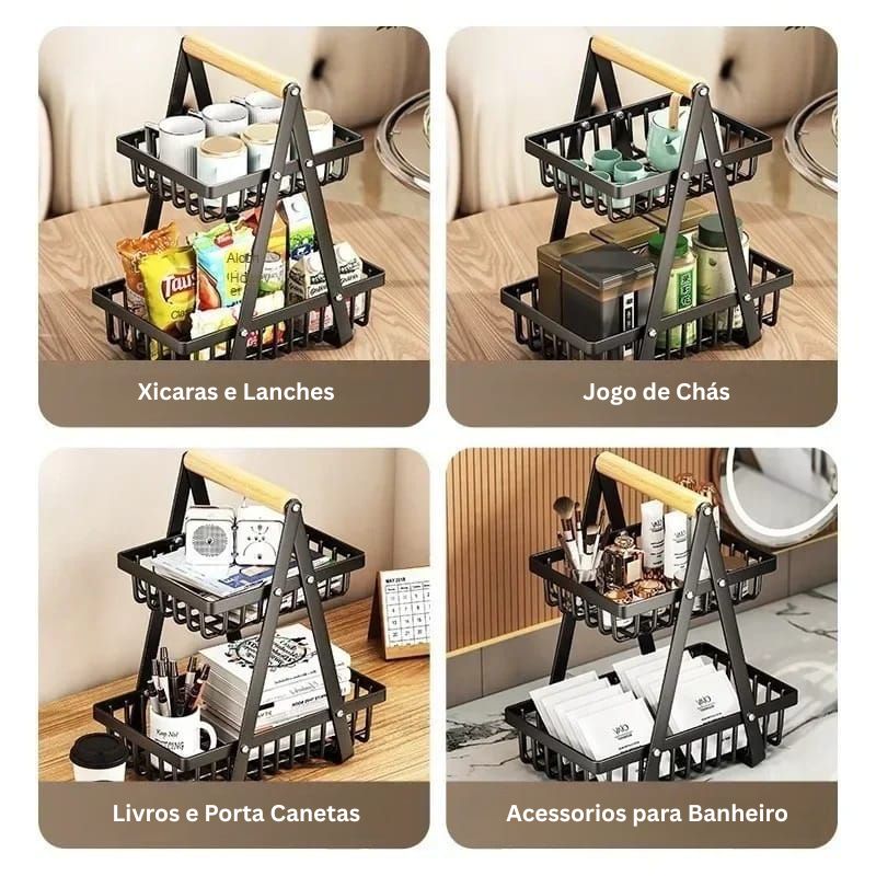 Cesta de Frutas Moderna - 2 e 3 Andares