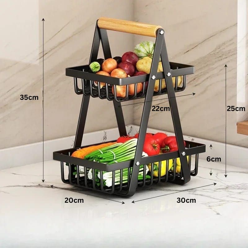 Cesta de Frutas Moderna - 2 e 3 Andares