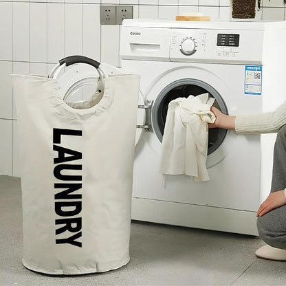 Cesto de Roupa Suja com Alça Dobrável