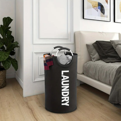 Cesto de Roupa Suja com Alça Dobrável