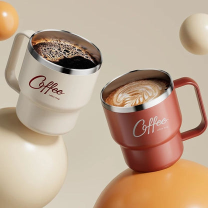 Copo Térmico de Café Dupla Camada de Isolamento