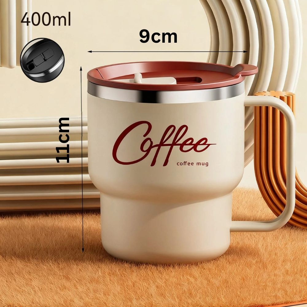 Copo Térmico de Café Dupla Camada de Isolamento