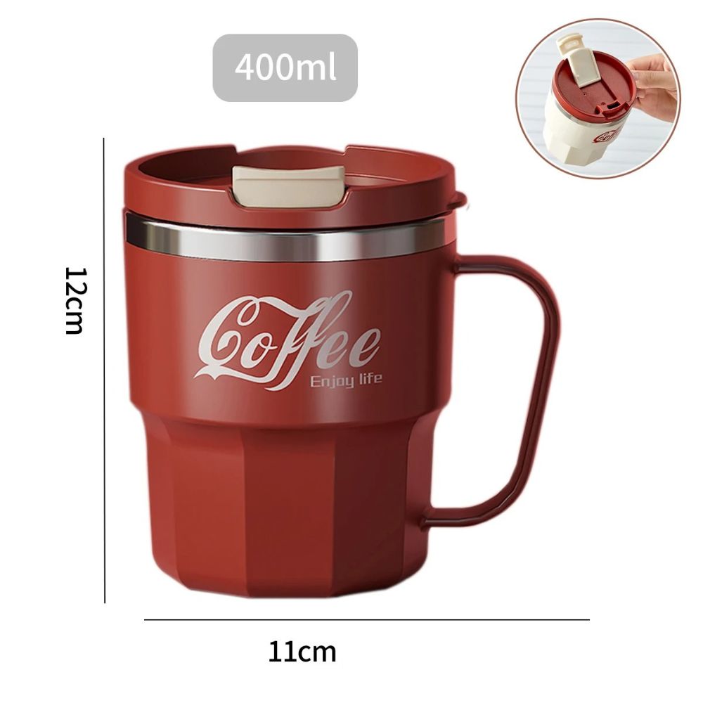 Copo Térmico de Café Dupla Camada de Isolamento