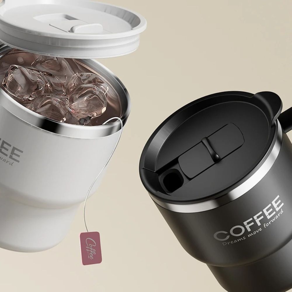 Copo Térmico de Café Dupla Camada de Isolamento