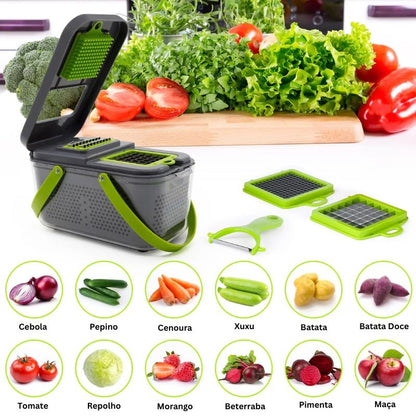 Cortador de Legumes Multifuncional 22 em 1