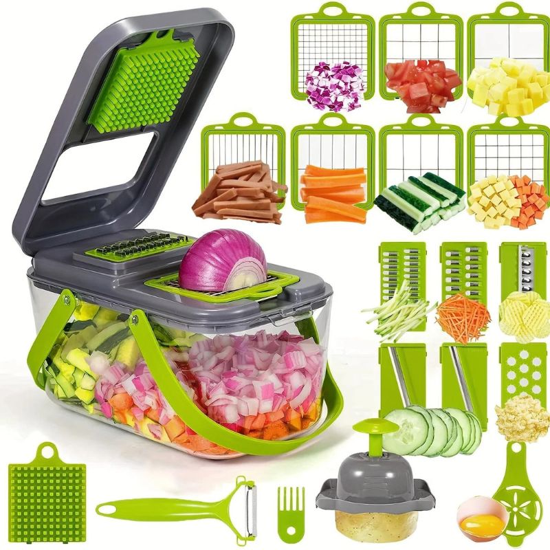 Cortador de Legumes Multifuncional 22 em 1