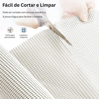 Forro de Gavetas e Armários Antiderrapante de Silicone 100m x 60cm