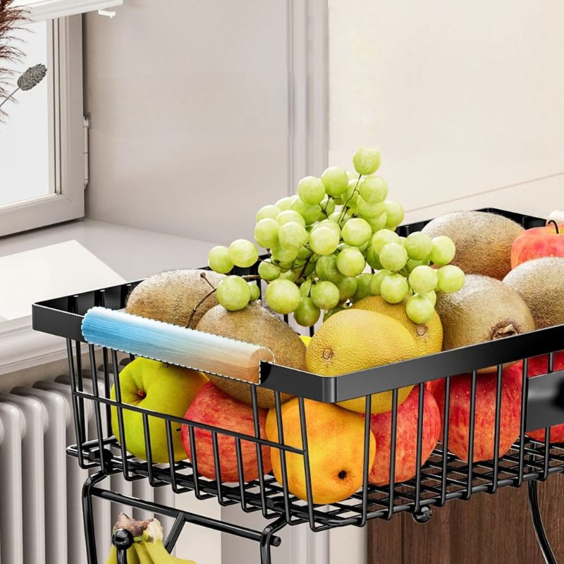 Fruteira de Mesa e Bancada Design Moderno - 2 Andares