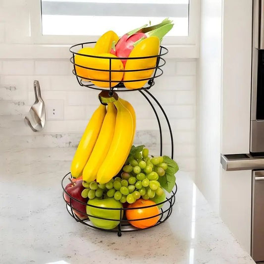 Fruteira de Mesa e Bancada Moderna e Elegante 2 Andares