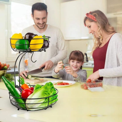 Fruteira de Mesa e Bancada Moderna e Elegante 2 Andares