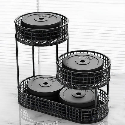 Fruteira de Mesa Moderna 3 Andares em Metal