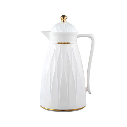 Garrafa Térmica de Café Branca Sofisticada - 1 Litro