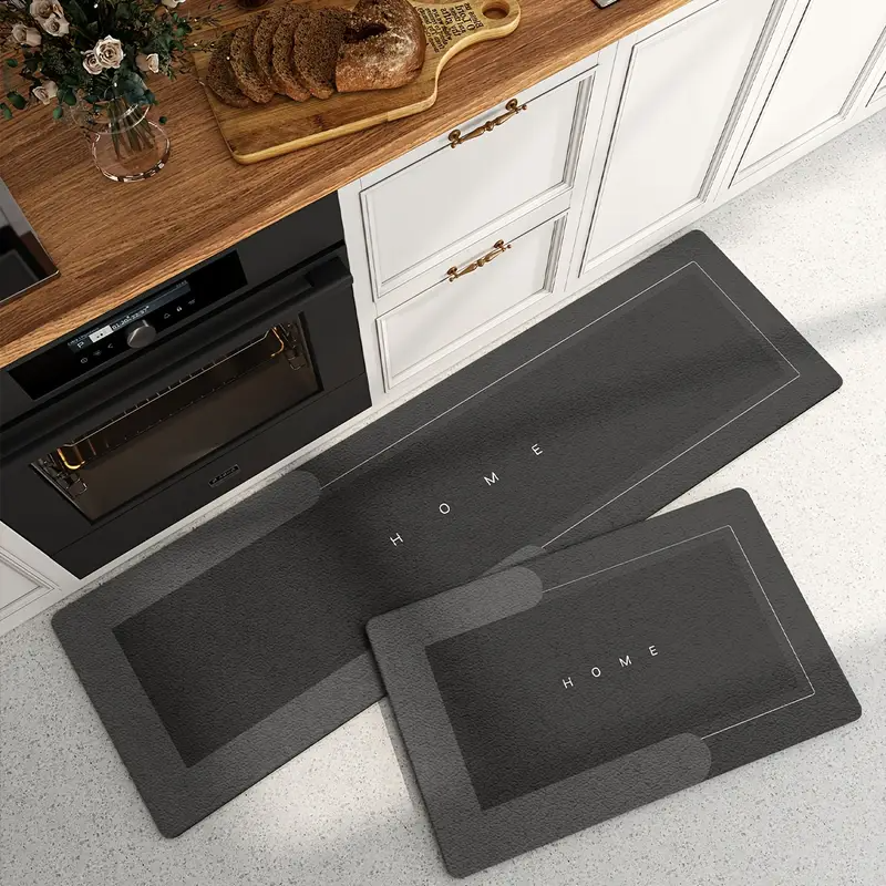 Tapete para Cozinha Antiderrapante Absorvente Premium Visão Decor