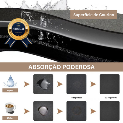 Tapete de Cozinha Antiderrapante e Super Absorvente