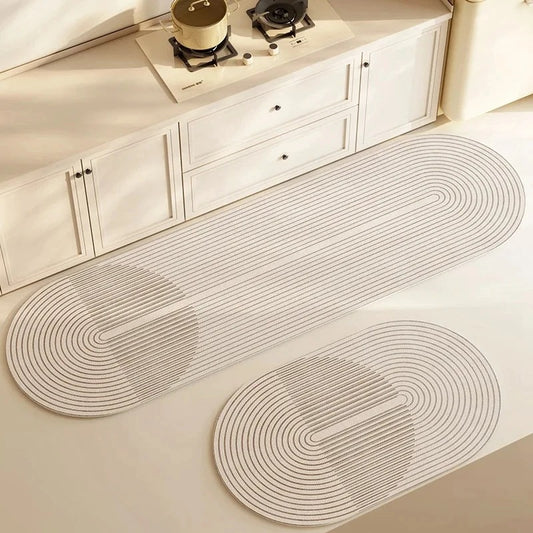 Tapete de Cozinha Antiderrapante e Super Absorvente Visão Decor