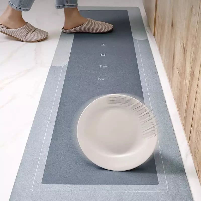 Tapete para Cozinha Antiderrapante Absorvente Premium Visão Decor